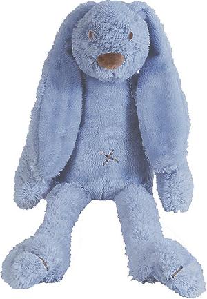Bekijk leuke cadeautip : Happy Horse Konijn Richie Knuffel 28cm - Donkerblauw